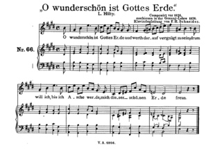 O wunderschön ist Gottes Erde O wunderschön ist Gottes Erde