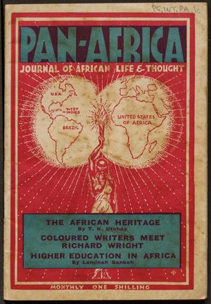 Pan-Africa: Journal of African Life and Thought, Vol. I, No. 8, August 1947 Pan-Africa: Journal of African Life and Thought, Vol. I, No. 8, August 1947