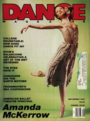 Dance Magazine, Vol. 67, no. 9, September, 1993 Dance Magazine, Vol. 67, no. 9, September, 1993