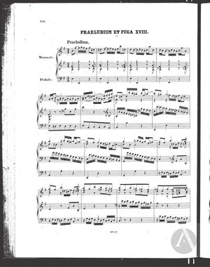 Praeludium et Fuga XVIII Praeludium et Fuga XVIII