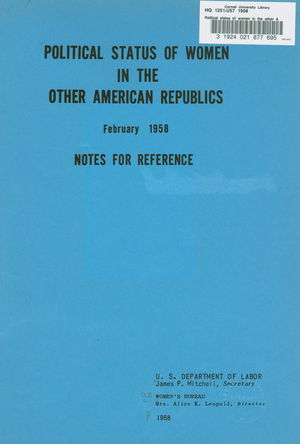 Political Status of Women Political Status of Women