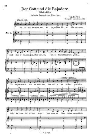 Der Gott und die Bajadere Der Gott und die Bajadere