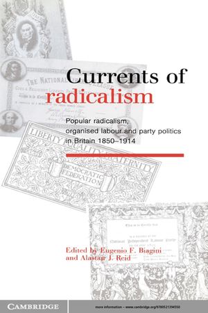 Currents of Radicalism: Popular Radicalism, Organised Labour and Party Politics in Britain, 1850–1914 Currents of Radicalism: Popular Radicalism, Organised Labour and Party Politics in Britain, 1850–1914