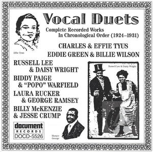 Vocal Duets (1924-1931) Vocal Duets (1924-1931)