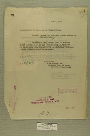 Barbed Wire Fences and Highway Paralleling Mexican Border, June 2, 1919 Barbed Wire Fences and Highway Paralleling Mexican Border, June 2, 1919