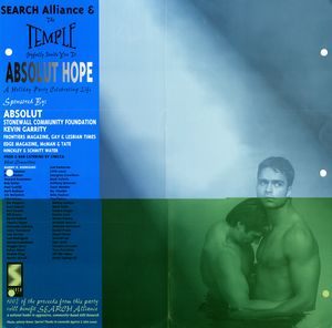Absolut Hope Holiday Party Celebrating Life flier Absolut Hope Holiday Party Celebrating Life flier