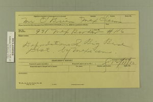 Depredations in Big Bend District by Mexicans, December 11, 1930 Depredations in Big Bend District by Mexicans, December 11, 1930