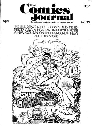 The Comics Journal, no. 33 The Comics Journal, no. 33