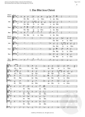 1. Das Blut Jesu Christi 1. Das Blut Jesu Christi