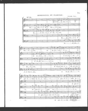 Benedictio, et Claritas Benedictio, et Claritas
