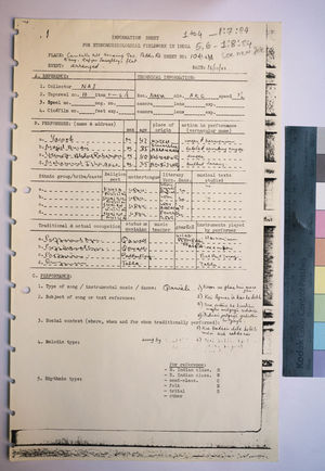 1-8-84 Information Sheets 1-8-84 Information Sheets