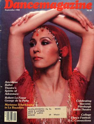 Dance Magazine, Vol. 55, no. 9, September, 1981 Dance Magazine, Vol. 55, no. 9, September, 1981