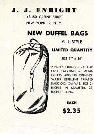 J J Enright Camping Equipment Catalog Alexander Street A