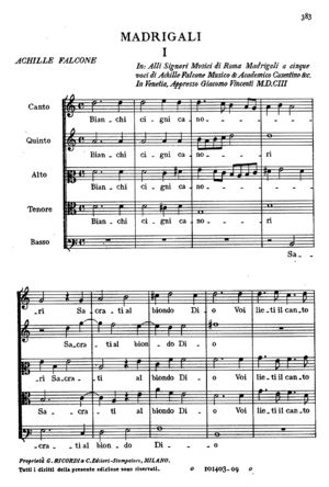Bianchi signi canori Bianchi signi canori