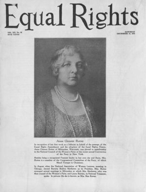 Equal Rights, Vol. 20, no. 46, December 15, 1934 Equal Rights, Vol. 20, no. 46, December 15, 1934