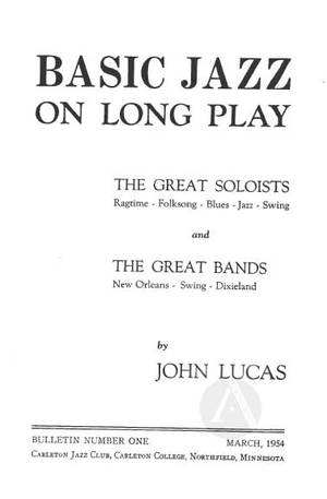 Basic Jazz on Long Play Basic Jazz on Long Play