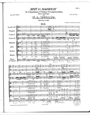 Dixit et Magnificat Dixit et Magnificat