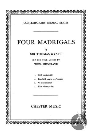 Four Madrigals Four Madrigals