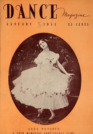 Dance Magazine, Vol. 25, no. 1, January, 1951 Dance Magazine, Vol. 25, no. 1, January, 1951
