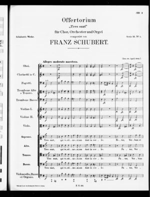 Offertorium: Tres Sunt Offertorium: Tres Sunt