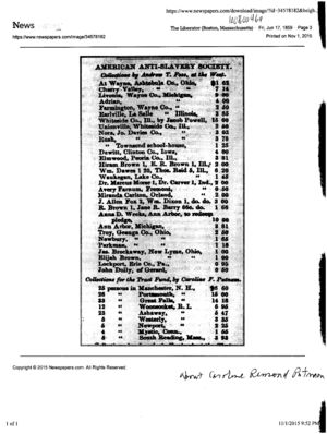 American Anti-Slavery Society American Anti-Slavery Society