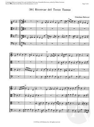 10. Ricercar del Terzo Tuono 10. Ricercar del Terzo Tuono