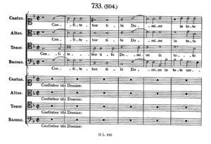 Confitebor tibi Domine Confitebor tibi Domine