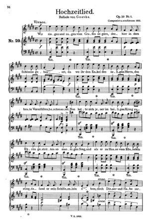 Hochzeitlied Hochzeitlied