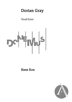Dorian Gray (Vocal Score), C Major Dorian Gray (Vocal Score), C Major