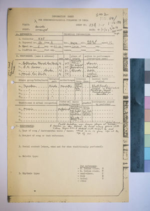 1-12-84 Information Sheets 1-12-84 Information Sheets