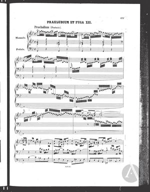 Praeludium et Fuga XII, BWV 542, G Minor Praeludium et Fuga XII, BWV 542, G Minor