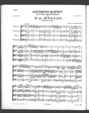 Achtzehntes Quartett Achtzehntes Quartett