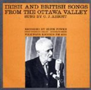 Irish and British Songs from the Ottawa Valley Irish and British Songs from the Ottawa Valley