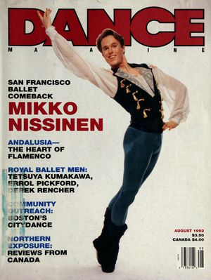 Dance Magazine, Vol. 66, no. 8, August, 1992 Dance Magazine, Vol. 66, no. 8, August, 1992