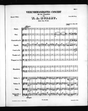Vierundzwanzigstes Concert für das Pianoforte Vierundzwanzigstes Concert für das Pianoforte