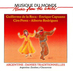 Music of the World: Argentine Danses Traditionnelles Album Art Work 