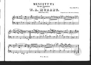 Menuett No. 3 Menuett No. 3