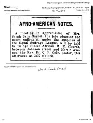 Afro-American Notes Afro-American Notes