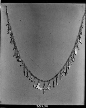 jewellery; string of amulets jewellery; string of amulets