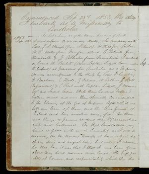 Diary of Theophilus Taylor, 1853 - 1856 Diary of Theophilus Taylor, 1853 - 1856