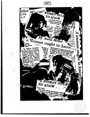 A Woman Ought to Know: Letters from California Women A Woman Ought to Know: Letters from California Women