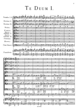 Te Deum I, HWV 280, D Major Te Deum I, HWV 280, D Major