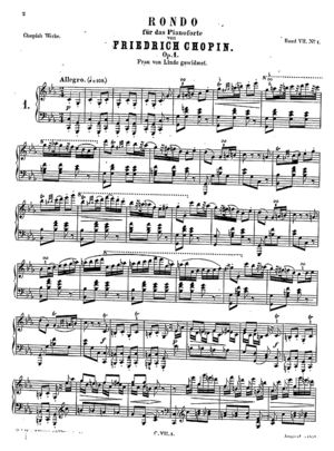 Rondo, B.10, Op. 1, C Minor Rondo, B.10, Op. 1, C Minor