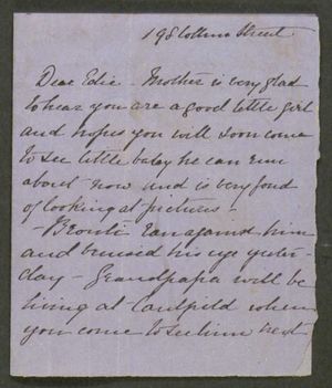 Letter from Edith Anderson to Edith Thompson, undated Letter from Edith Anderson to Edith Thompson, undated