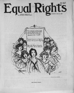 Equal Rights, Vol. 01, no. 23, July 21, 1923 Equal Rights, Vol. 01, no. 23, July 21, 1923