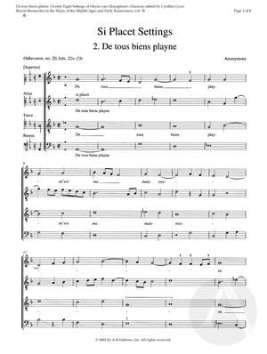 2. De tous biens playne 2. De tous biens playne