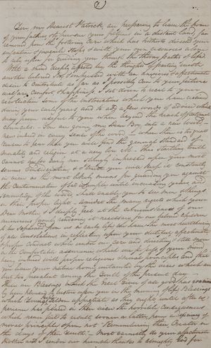 Copy of Letter from William Leslie to Patrick Leslie, October 16, 1834 Copy of Letter from William Leslie to Patrick Leslie, October 16, 1834
