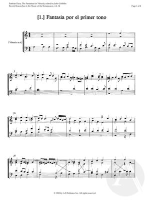 1. Fantasia por el primer tono 1. Fantasia por el primer tono