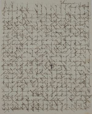 Letter from Anna MacArthur Wickham to Mary Anne Leslie Davidson, March 12, 1838 Letter from Anna MacArthur Wickham to Mary Anne Leslie Davidson, March 12, 1838