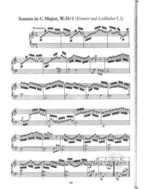 Sonata in C Major, Wq.55/1 (H244), C Major Sonata in C Major, Wq.55/1 (H244), C Major